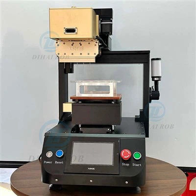 Vape separa automatik 5- jarum mesin pengisian minyak pemanasan CBD dengan cahaya penggera tiga warna