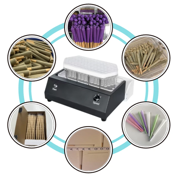 Masa Buruh Penjimatan Pra Rolled Cone Mesin untuk Saiz King 109mm Pre Rolled Cones